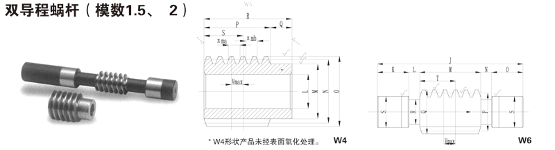 雙導(dǎo)成蝸桿